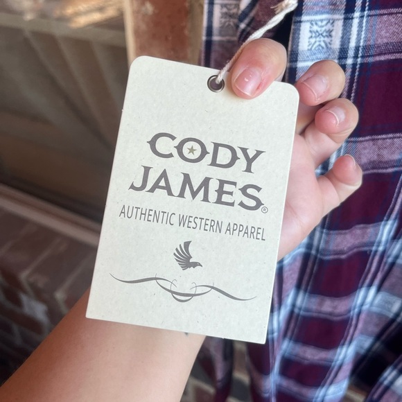 NWT Cody James Men’s Peace Treaty Plaid Long Sleeve Button Down Size 2XL - Picture 7 of 10